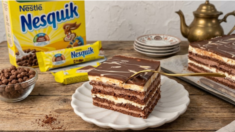 Nesquik kolač bez pečenja – kremasti čokoladni desert koji svi vole