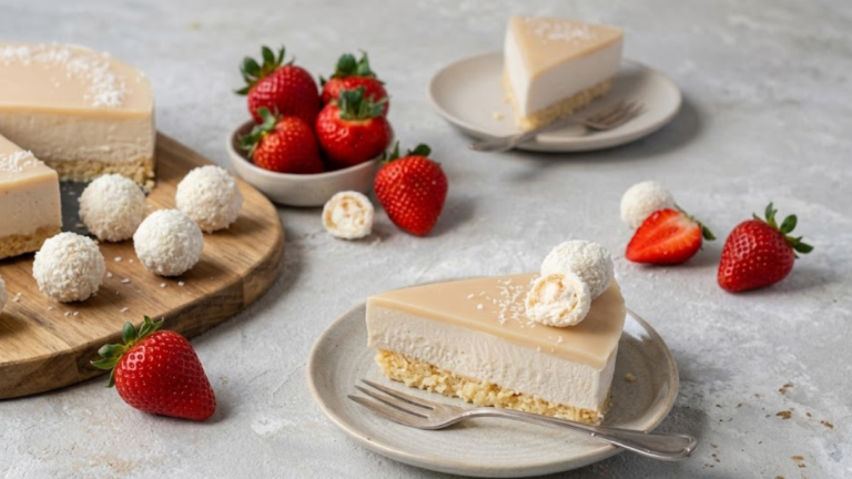 Raffaello torta bez pečenja – kremasti kokos desert koji se topi u ustima